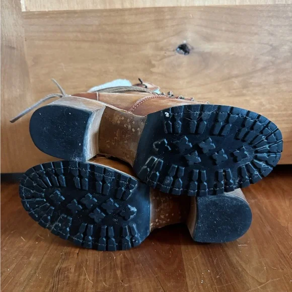 FREEBIRD Norway: Tan Leather Ankle Boots - Picture 6 of 6